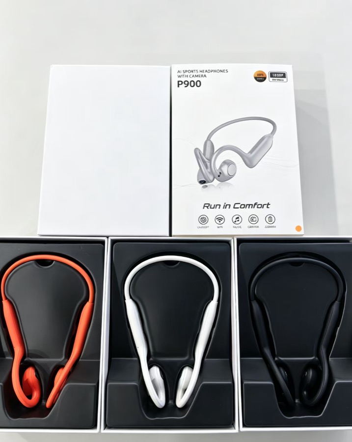 Smart earbuds product photo